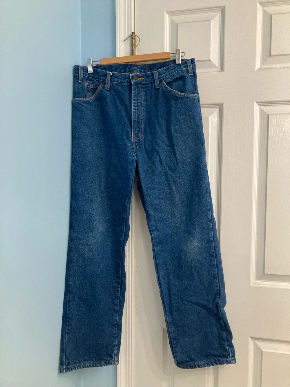Dickies Men's Relaxed Fit Blue Denim Jeans